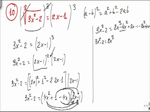 Ejercicios y problemas resueltos de ecuaciones con radicales problema 10