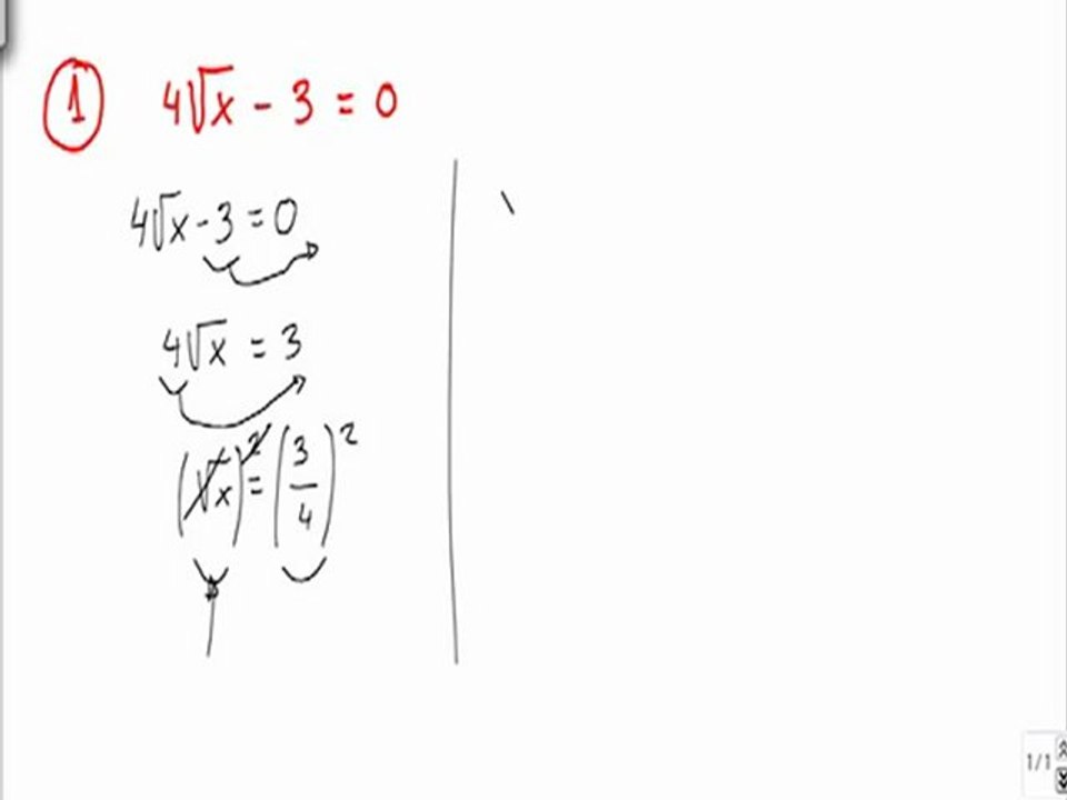 Ejercicios y problemas resueltos de ecuaciones con radicales problema 1