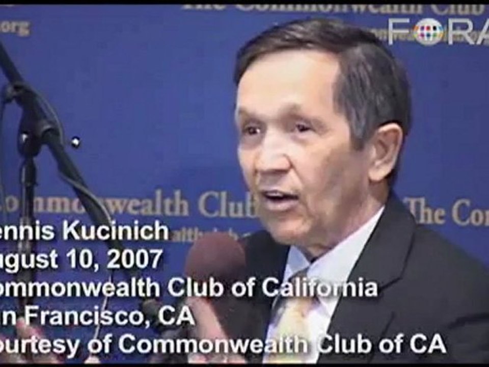 Dennis Kucinich: Running on a Third-Party Ticket