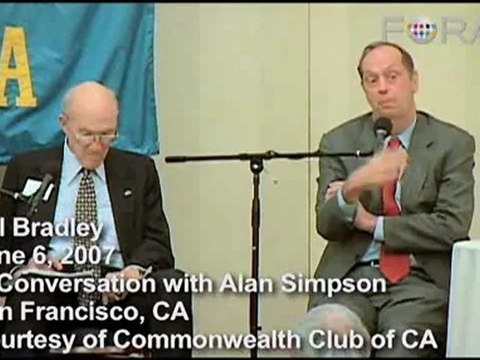 Bill Bradley on Money, Lobbyists, and Politics