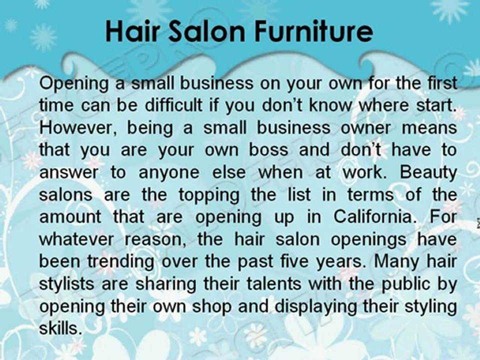 hair salon stations