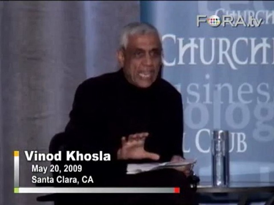Vinod Khosla Says 'Maintech, Not Cleantech'