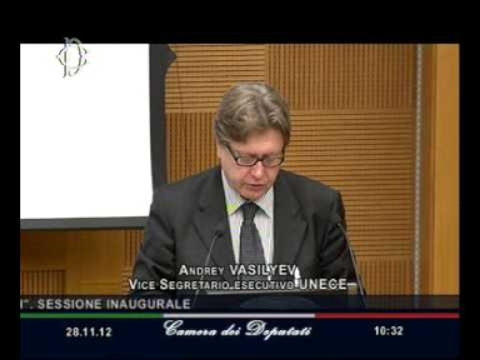 Roma - Convenzione sulla protezione e l'utilizzazione dei corsi d'acqua (28.11.12)