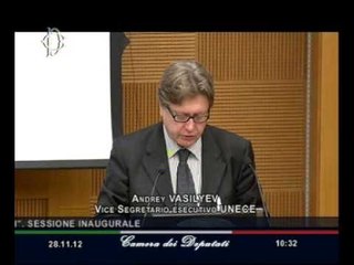 Roma - Convenzione sulla protezione e l'utilizzazione dei corsi d'acqua (28.11.12)