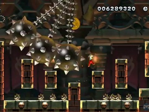 Soluce Mario Bros. U : Château Fléau (9-8)