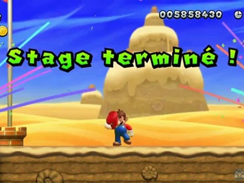 Soluce Mario Bros. U : Course effrénée (9-2)