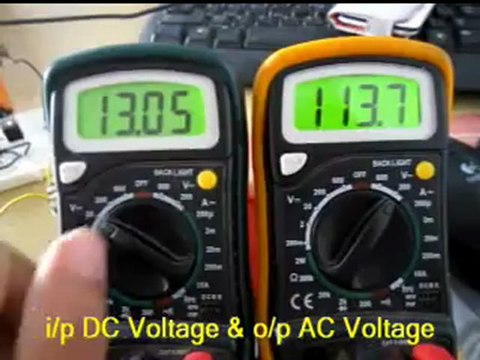 BASIC ELECTRONICS PROJECT : AC INVERTERS (12V DC - 110V AC) CONVERTER.