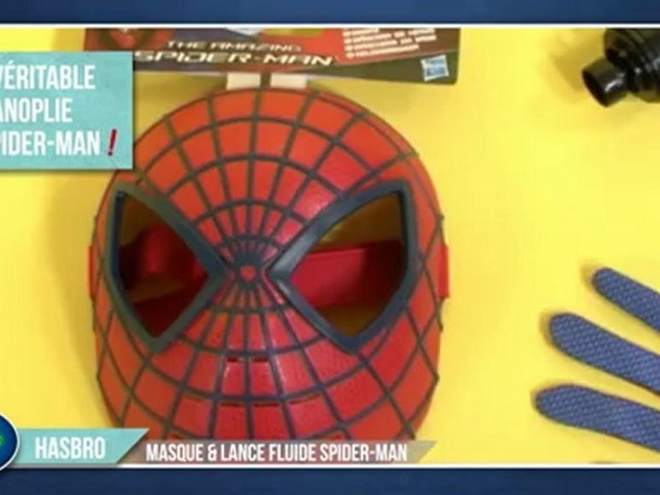 Masque Spiderman et lance fluide