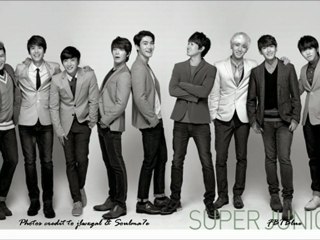 Super Junior  Lotte magazine Dec Photo shoot in Black & White