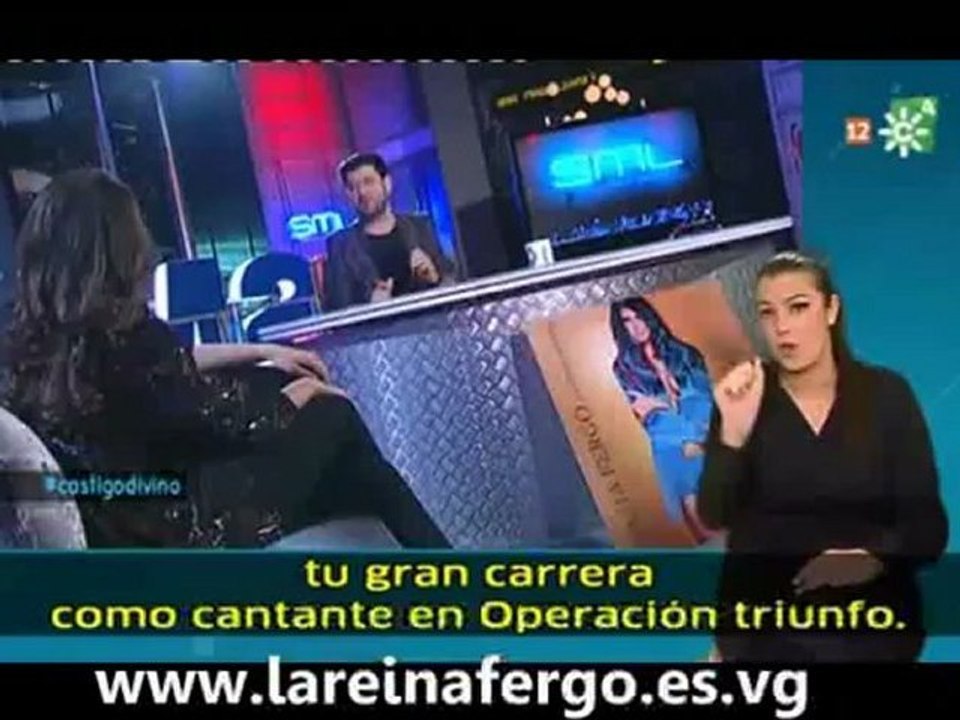 Nuria Fergó en el programa "La semana más larga" de Canal Sur