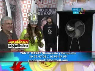 El Mago en La mañana es Nuestra  Yand`D Garat