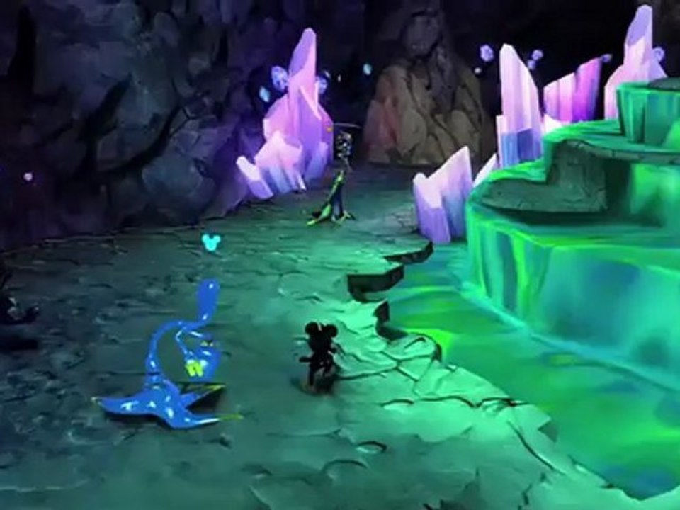 Disney Epic Mickey : Le Retour Des Héros - Gameplay #3 - Différentes phases de jeu