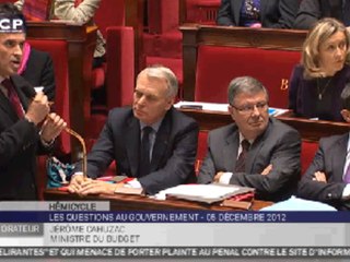 Reportages :  Jérôme Cahuzac à l’Assemblée : "je démens catégoriquement les allégations de Mediapart"