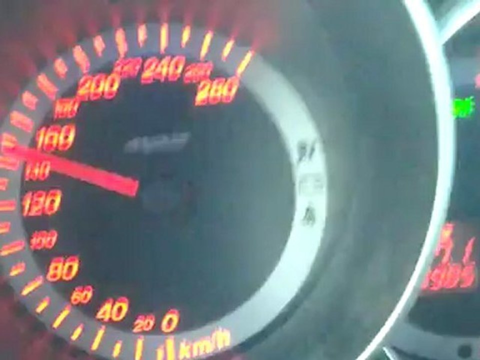 mazda 3 mps reprise en 4eme (gros gros patinage...)