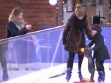 Jessica Alba Takes Daughter Honor For a Spin on the Ice