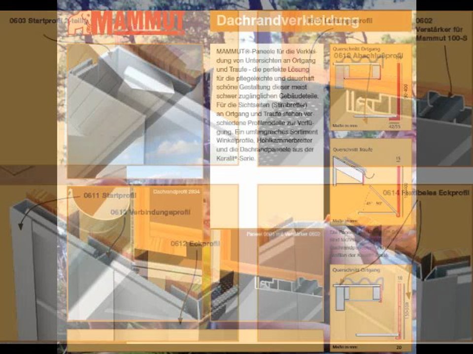 Fassadenverkleidung mammut