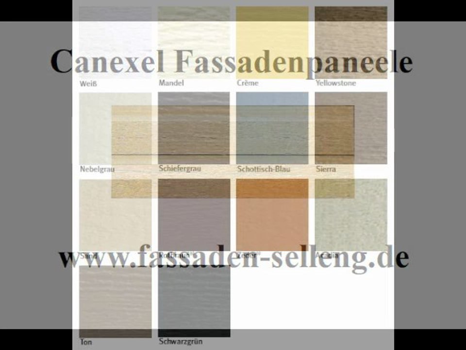 Fassadenverkleidung canexel