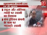 Subramanian Swamy Exposes ' Rahul, Sonia Gandhi and  Priyanka Gandhi 's 1600 Crore Corruption- P7 News__1