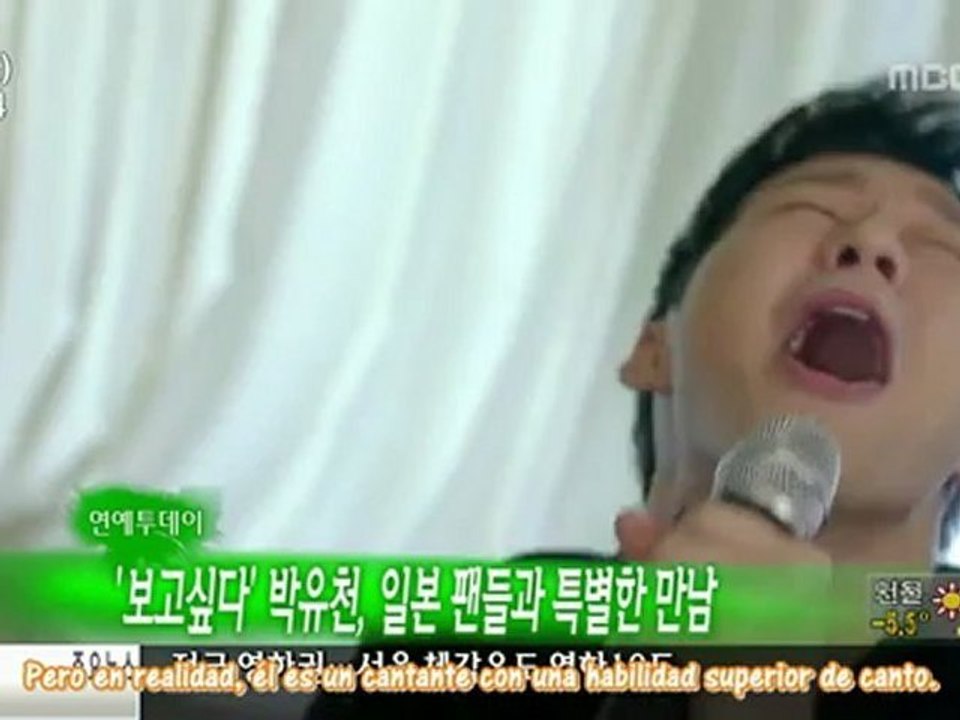 [Sub Español] HD 121204 Park Yoochun - Missing You FM con las fans japonesas
