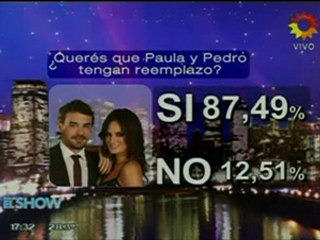 Paula en Este es el Show (definición votación telefónica) - 05 de Diciembre
