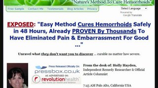 Cure Hemorrhoids Natural Hemorrhoids Treatment