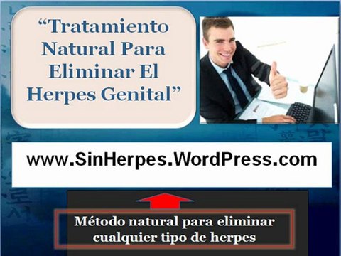 Tratamiento para eliminar el herpes genital | Como curar un herpes
