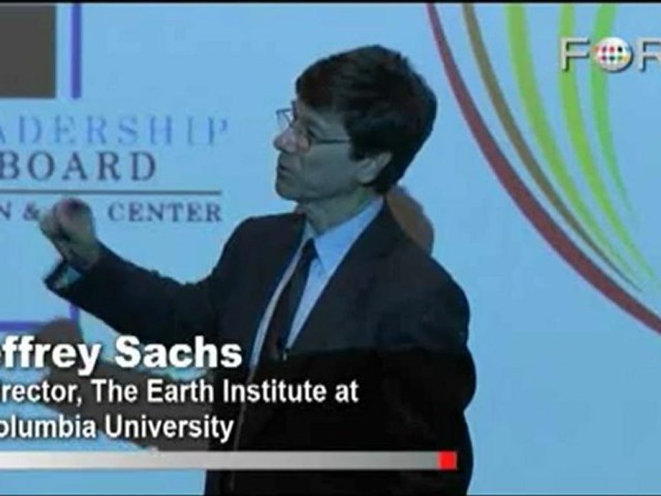 Jeffrey Sachs Blames Alan Greenspan for Economic Bubble