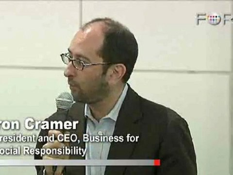 Aron Cramer Finds Hope in the Gloom of Davos Echo Chamber