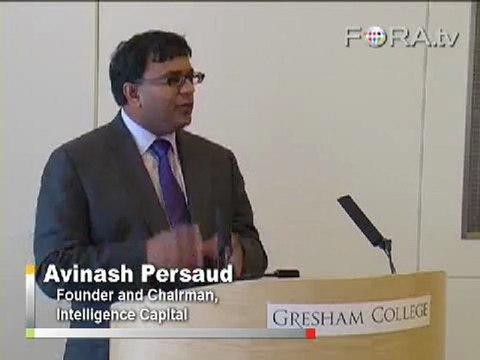 Avinash Persaud Argues Against Standard Market Regulation