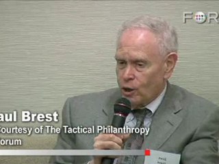 Paul Brest Describes Strategic Philanthropy
