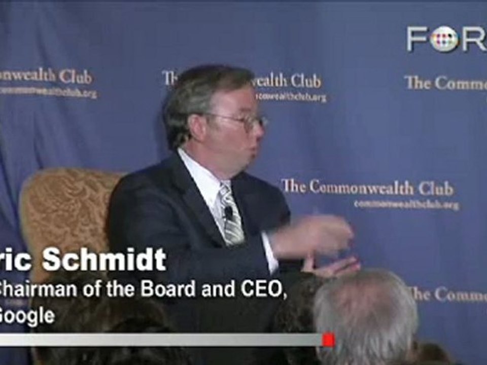 Schmidt: Impact of the Bailout on the Green Tech Sector