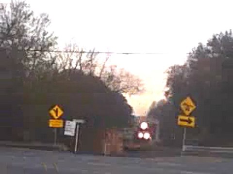 Norfolk Southern rail maintmence train southeast through Mableton Ga.