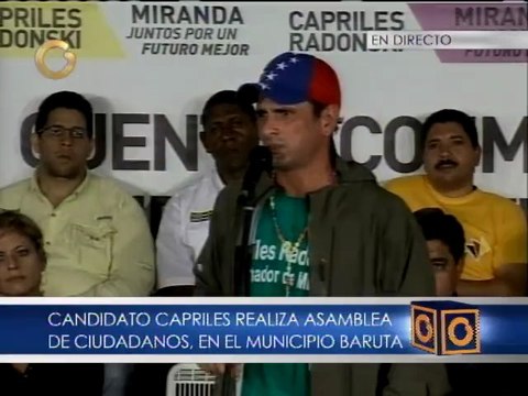 Capriles sobre Jaua: El candidato que mandaron para acá es especialista en expropiaciones