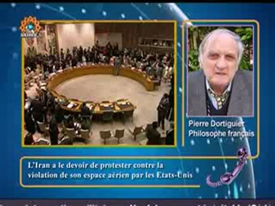 Sahar report 2012.12.05 Pierre Dortiguier, contrôle d'un drone par l'Iran