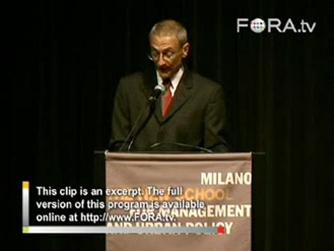 John Podesta: Setting Efficiency Standards for Appliances