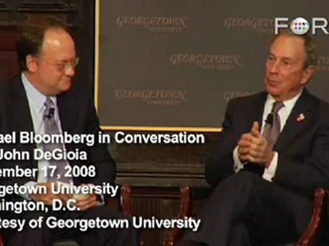 Michael Bloomberg Criticizes Bush Economic Stimulus Plan