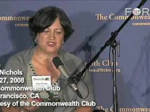 Mary Nichols on the California Emissions Plan