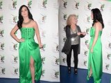 Katy Perry Wows in Green Gown