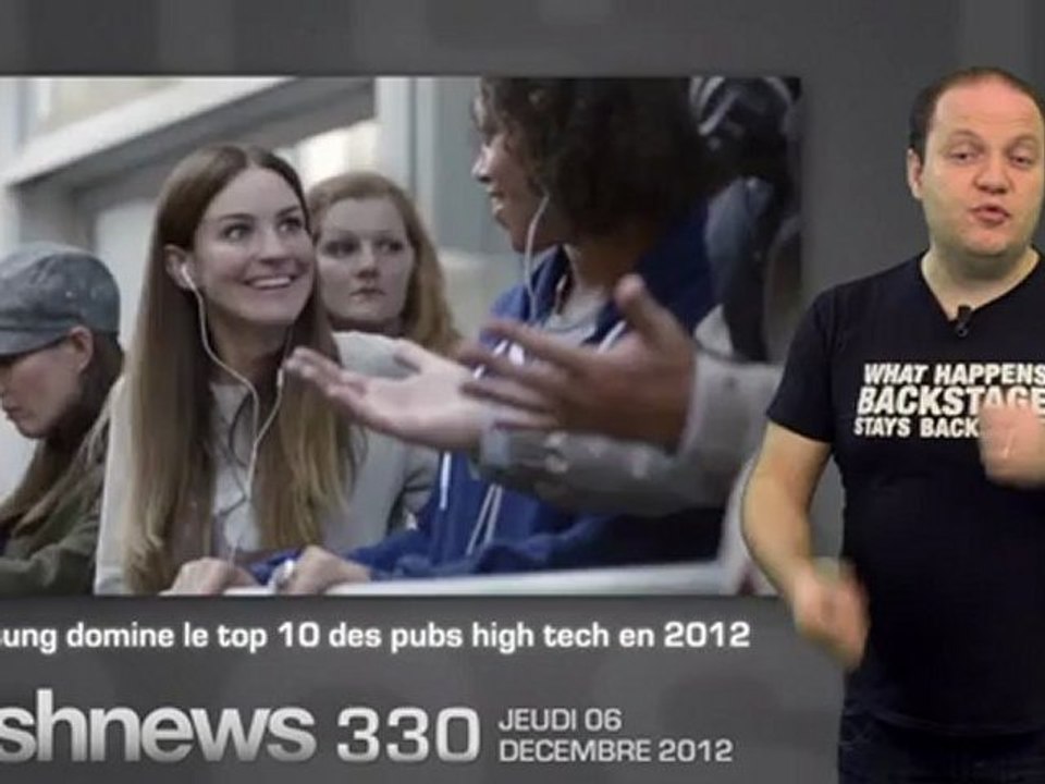 freshnews #330 Messages vidéo sur Skype. Google Knowledge Graph en France. Top des pubs high-tech 2012 (06/12/2012)