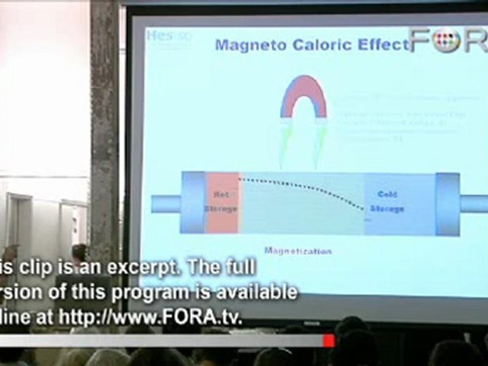 Osmann Sari Explains Magnetic Refrigeration