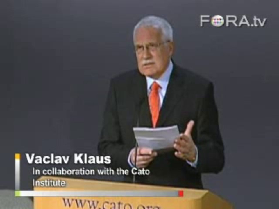Vaclav Klaus on the Threat of Environmentalism