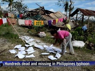 300-plus typhoon dead, many homeless in Philippines