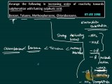 Benzene and its derivatives IIT JEE Organic Chemistry Solution 1998, AIEEE Chemistry papers