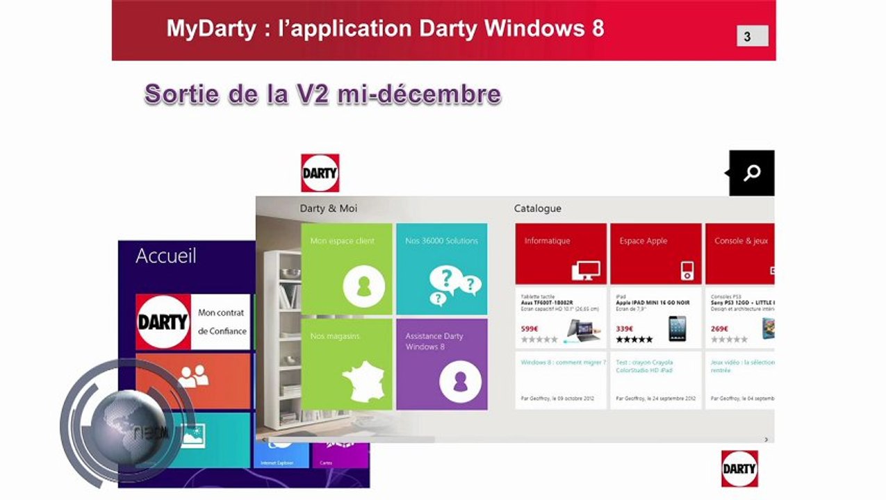 DARTY lance l'application "MyDarty" pour tablette Windows 8