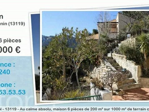 Vente maison 6 pièces St savournin