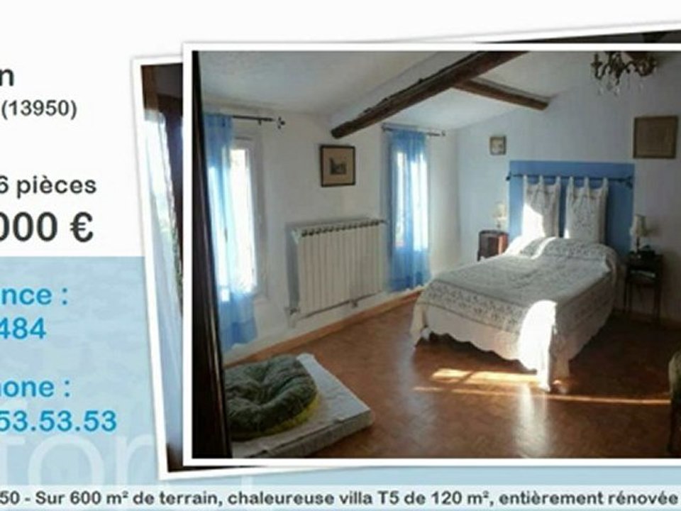 Vente maison 6 pièces Cadolive