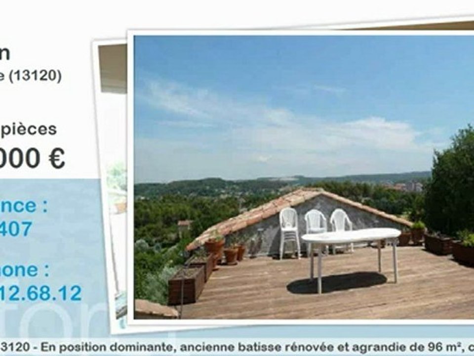 Vente maison 4 pièces Gardanne