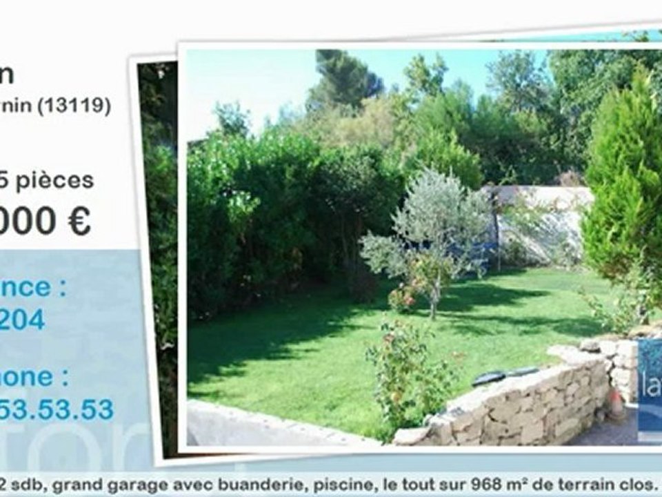 Vente maison 5 pièces St savournin