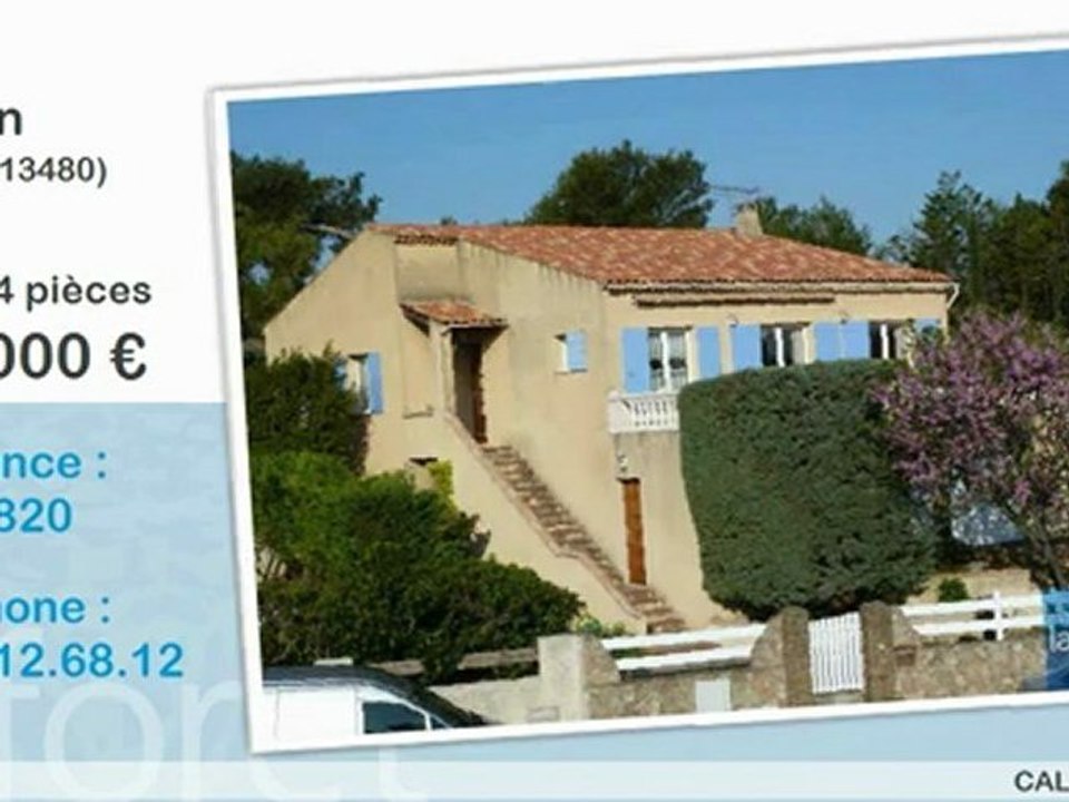 Vente maison 4 pièces Cabries