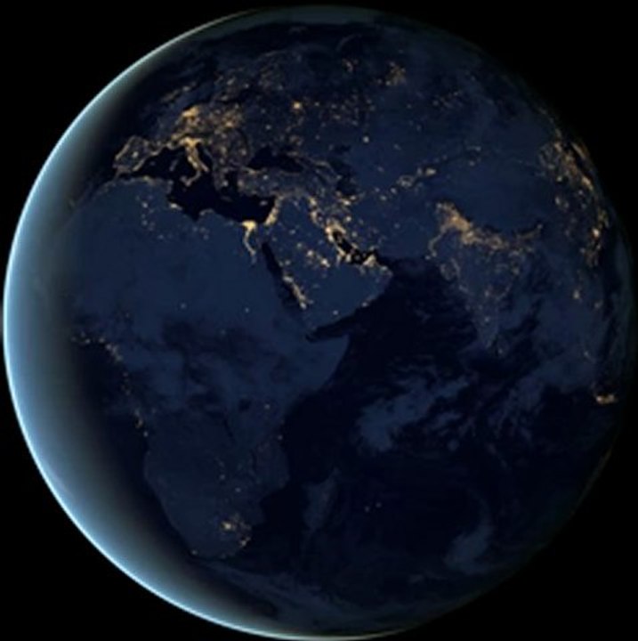 La Terre, la nuit